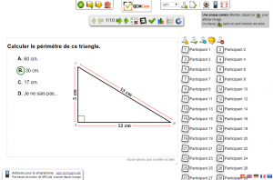 Visualiser les réponses des élèves et interroger un élève ayant répondu correctement ou pas.